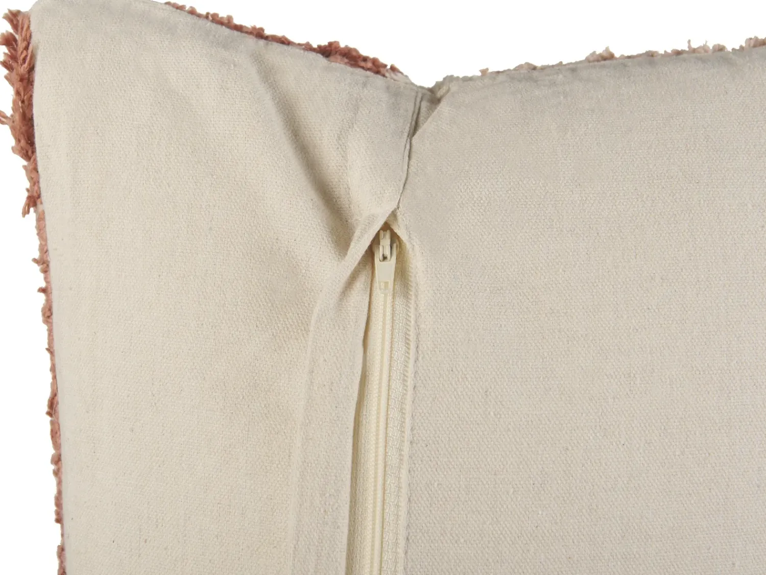 Online Beliani Set di 2 cuscini CAMASSIA Cotone 30 x 50 cm Beige Trama astratta Bianco Beige Marrone Rosa Multicolore