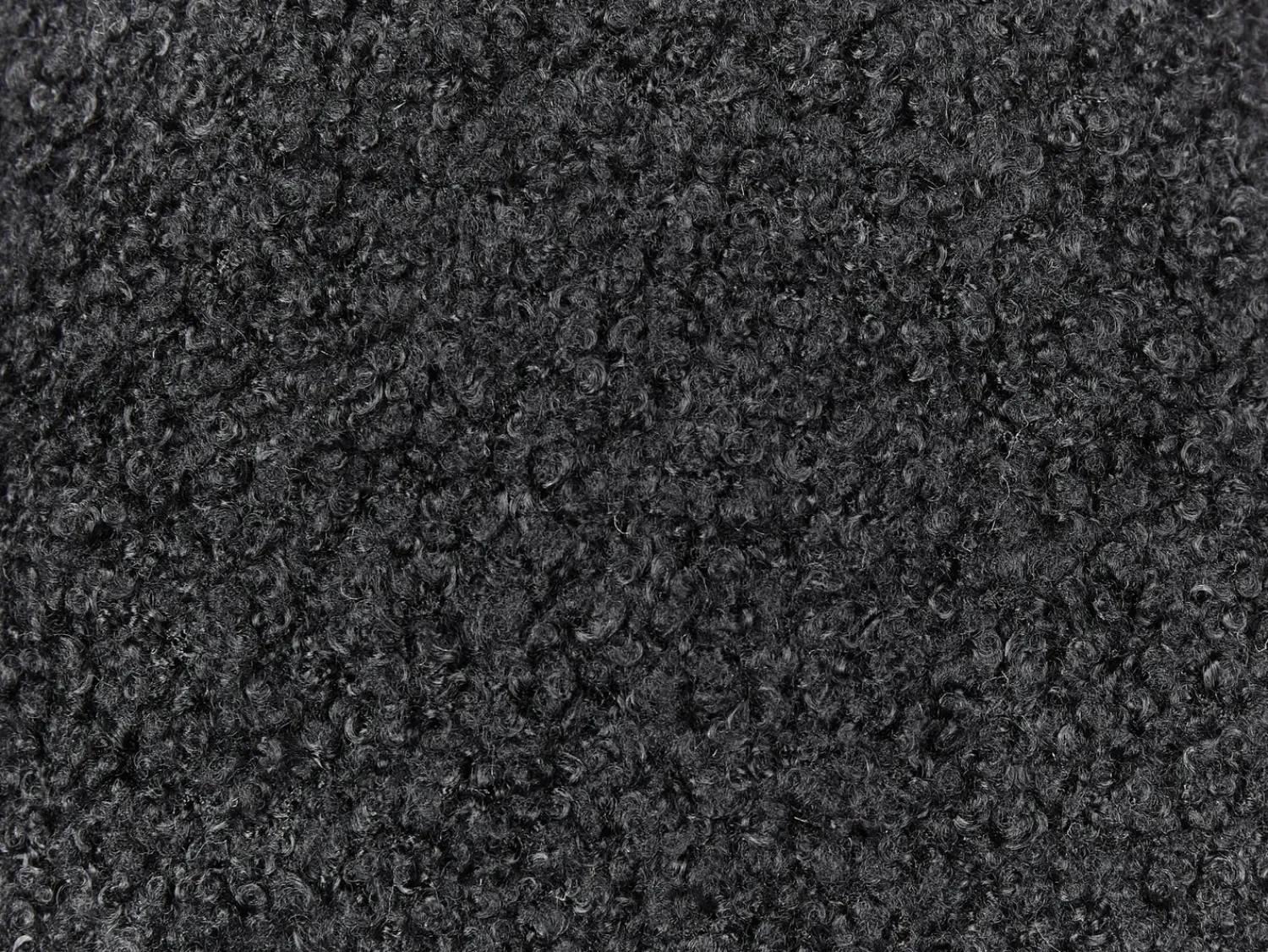 Hot Beliani Set di 2 cuscini CAMPONULA Bouclé 40 x 40 cm Tinta unita Nero