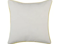 Hot Beliani Set di 2 cuscini CANDYTUFT 45 x 45 cm Giallo Trama di piante Giallo Grigio Multicolore