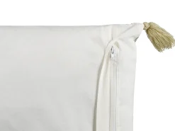 Outlet Beliani Set di 2 cuscini CARISSA Cotone 45 x 45 cm Multicolore Trama floreale Bianco Rosa Multicolore Verde