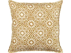 Best Beliani Set di 2 cuscini CEIBA Cotone 45 x 45 cm Trama geometrica Beige