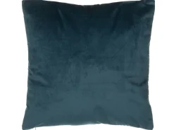 Best Beliani Set di 2 cuscini CELOSIA Velluto 45 x 45 cm Foglia di tè Trama geometrica Oro Blu