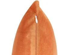 Sale Beliani Set di 2 cuscini CEROPEGIA Velluto 45 x 45 cm Trama geometrica Arancione