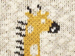 Outlet Beliani Set di 2 cuscini CHILARI Cotone 45 x 45 cm Beige Beige Giallo