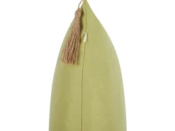 Outlet Beliani Set di 2 cuscini CHMISTAR 45 x 45 cm Verde Tinta unita Marrone Verde
