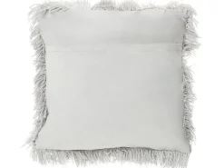 Online Beliani Set di 2 cuscini CIDE 45 x 45 cm chiaro Tinta unita Grigio
