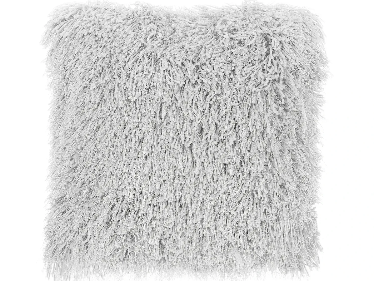 Online Beliani Set di 2 cuscini CIDE 45 x 45 cm chiaro Tinta unita Grigio