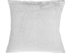 Clearance Beliani Set di 2 cuscini CLEMATIS Finta pelliccia 45 x 45 cm chiaro Tinta unita Grigio