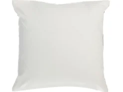 Beliani Set di 2 cuscini COLEUS Cotone 45 x 45 cm Nero Trama geometrica Bianco Oro Nero