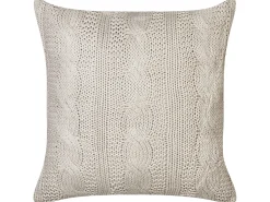 Beliani Set di 2 cuscini CONSTYLIS Cotone 45 x 45 cm Tortora Tinta unita Beige
