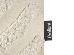 Outlet Beliani Set di 2 cuscini CRATAEGUS Cotone 40 x 60 cm chiaro Trama geometrica Beige