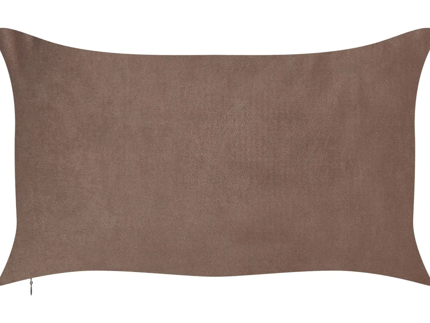 Best Beliani Set di 2 cuscini CRODYLINE Velluto 35 x 60 cm Marrone A strisce Marrone Rosa