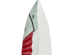 Beliani Set di 2 cuscini CUPCAKE Cotone 45 x 45 cm Rosso Bianco Rosso Verde