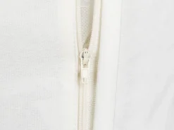 Beliani Set di 2 cuscini CYANOTIS Cotone 45 x 45 cm Verde Trama floreale Bianco Verde