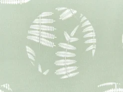 New Beliani Set di 2 cuscini da esterno ALASSIO Trama di piante 40 x 60 cm Verde Bianco Verde