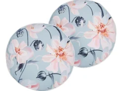 Discount Beliani Set di 2 cuscini da esterno APRICALE Trama floreale Blu