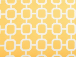 Sale Beliani Set di 2 cuscini da esterno ASTAKOS Trama geometrica 40 x 40 cm Giallo Bianco Giallo