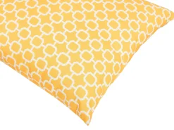Sale Beliani Set di 2 cuscini da esterno ASTAKOS Trama geometrica 40 x 40 cm Giallo Bianco Giallo