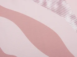 Hot Beliani Set di 2 cuscini da esterno CAMPEI Trama astratta Rosa