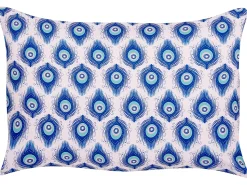 Hot Beliani Set di 2 cuscini da esterno CERIANA Trama animale Blu Rosa Blu