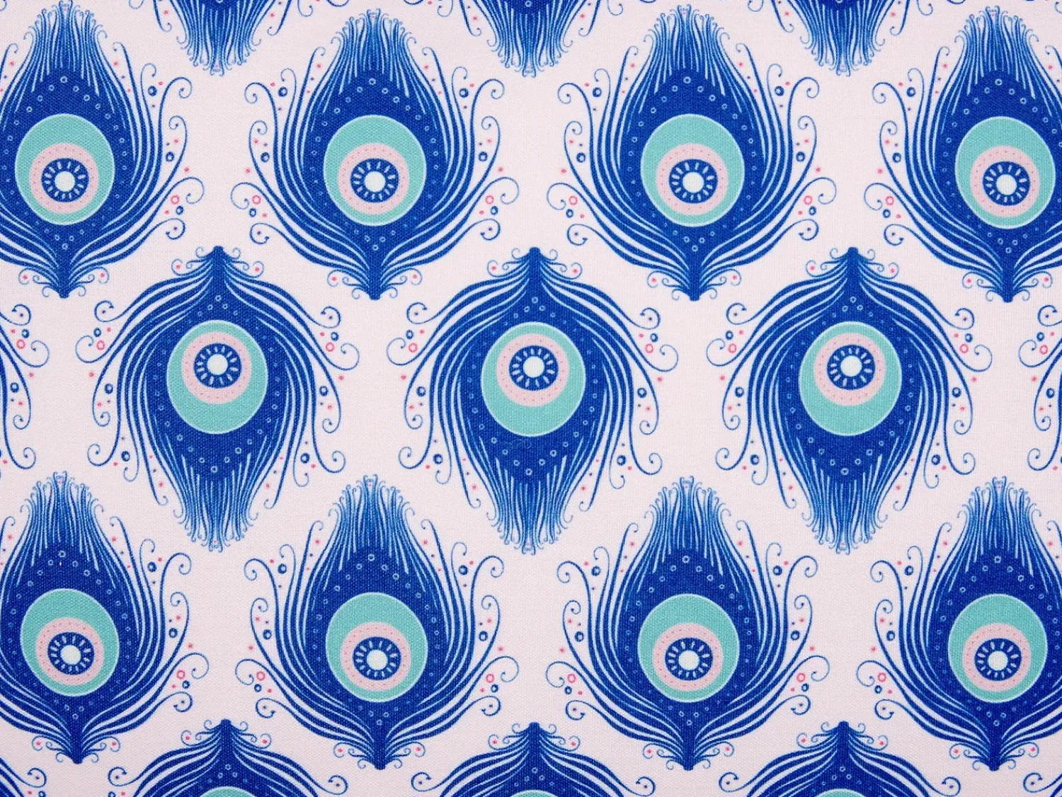 Hot Beliani Set di 2 cuscini da esterno CERIANA Trama animale Blu Rosa Blu