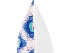 Clearance Beliani Set di 2 cuscini da esterno CERIANA Trama animale Blu Rosa Blu