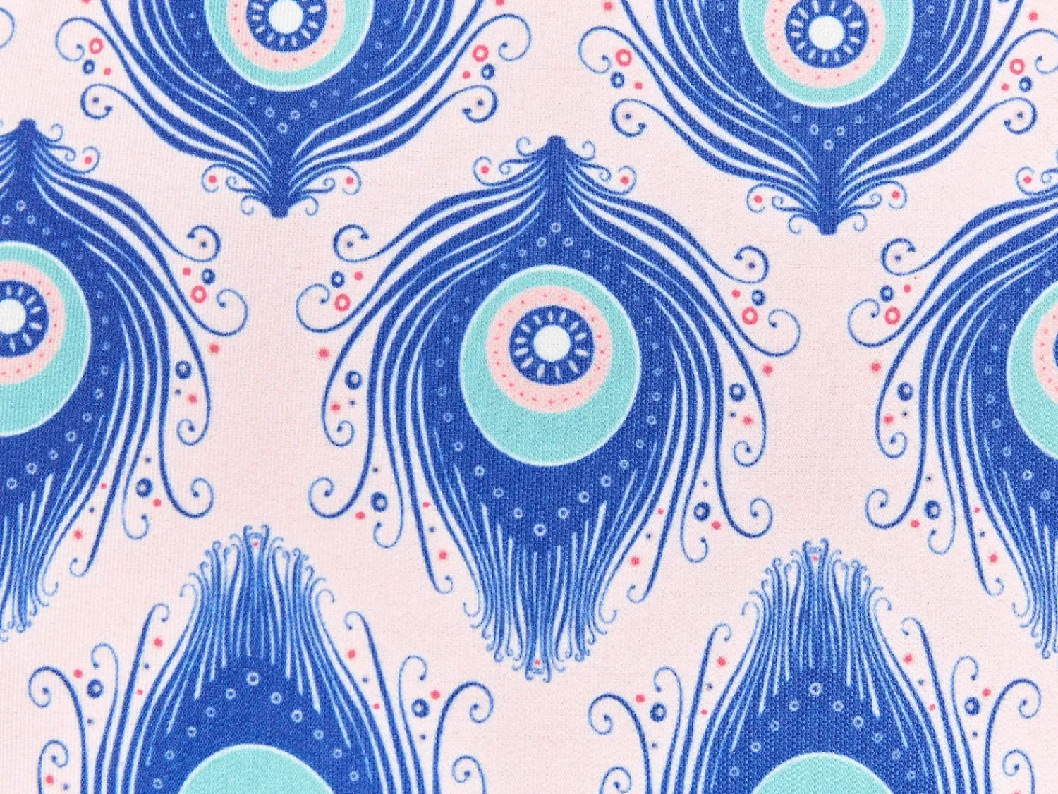 Hot Beliani Set di 2 cuscini da esterno CERIANA Trama animale Blu Rosa Blu