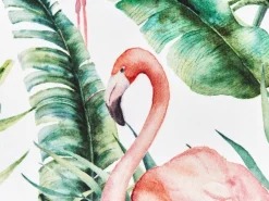 Sale Beliani Set di 2 cuscini da esterno ELLERA Trama animale Verde Bianco Multicolore Rosa Verde