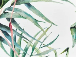 Sale Beliani Set di 2 cuscini da esterno ELLERA Trama animale Verde Bianco Multicolore Rosa Verde