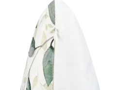 Online Beliani Set di 2 cuscini da esterno FLYLEAF Trama di piante 45 x 45 cm Verde Bianco Verde