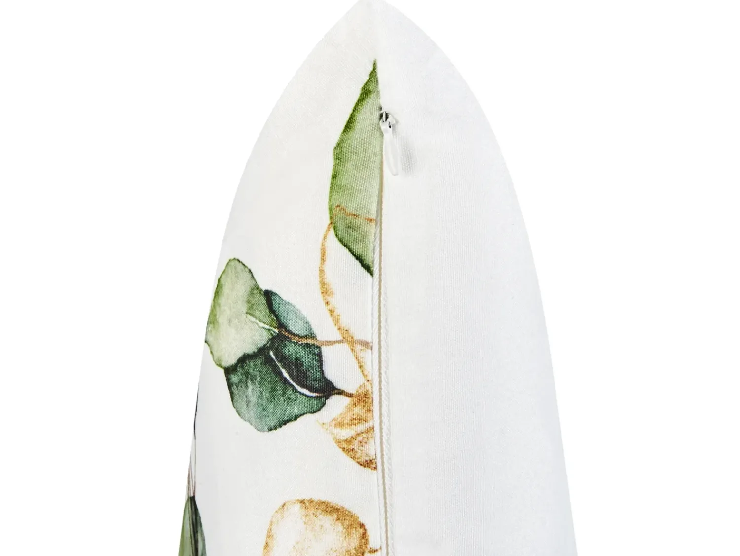 Discount Beliani Set di 2 cuscini da esterno GLADE Trama di piante 45 x 45 cm Multicolore Bianco Multicolore Oro Verde