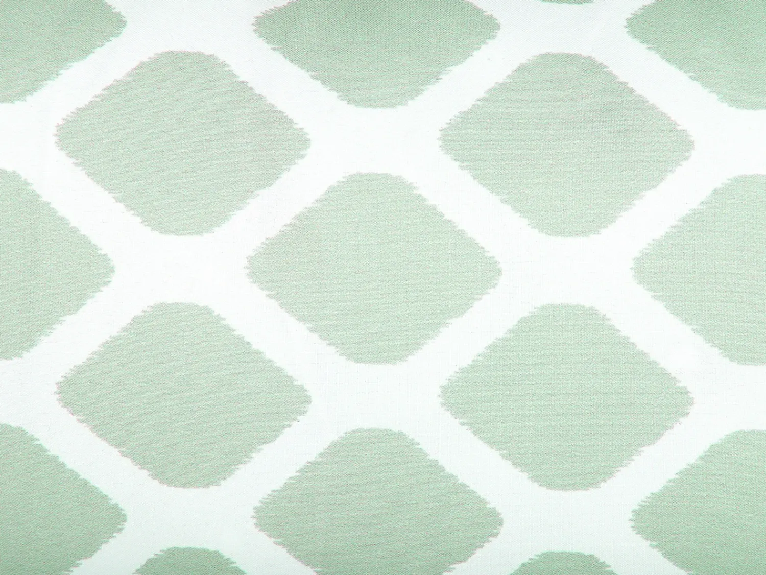 Outlet Beliani Set di 2 cuscini da esterno KALAMOS Trama geometrica 40 x 70 cm Verde menta Bianco Verde