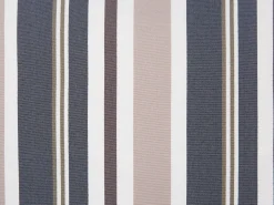 Beliani Set di 2 cuscini da esterno KASTOS A strisce Tortora Beige Blu Marrone Multicolore
