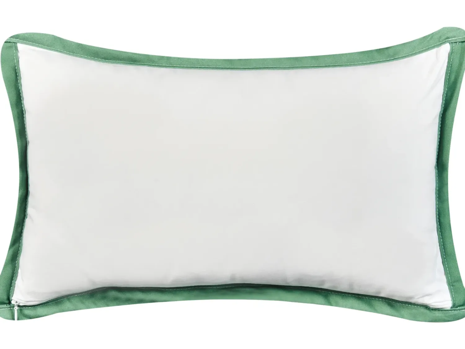Hot Beliani Set di 2 cuscini da esterno MEADOW Trama di piante Verde Bianco Verde