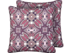 Discount Beliani MIRAGE Trama orientale 45 x 45 cm Viola Rosa Viola