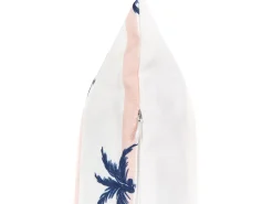 Outlet Beliani Set di 2 cuscini da esterno MOLTEDO A strisce 40 x 60 cm Bianco Bianco Blu Rosa