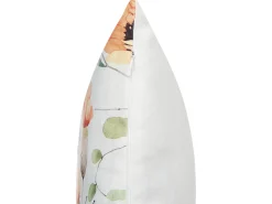 Beliani Set di 2 cuscini da esterno MONESI Trama floreale Multicolore Bianco Multicolore
