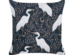 Hot Beliani Set di 2 cuscini da esterno PIANAZZO Trama animale Nero Bianco Grigio Nero