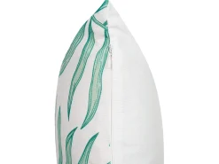 Online Beliani Set di 2 cuscini da esterno POGGIO Trama di piante Verde Beige Verde