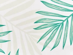 Online Beliani Set di 2 cuscini da esterno POGGIO Trama di piante Verde Beige Verde