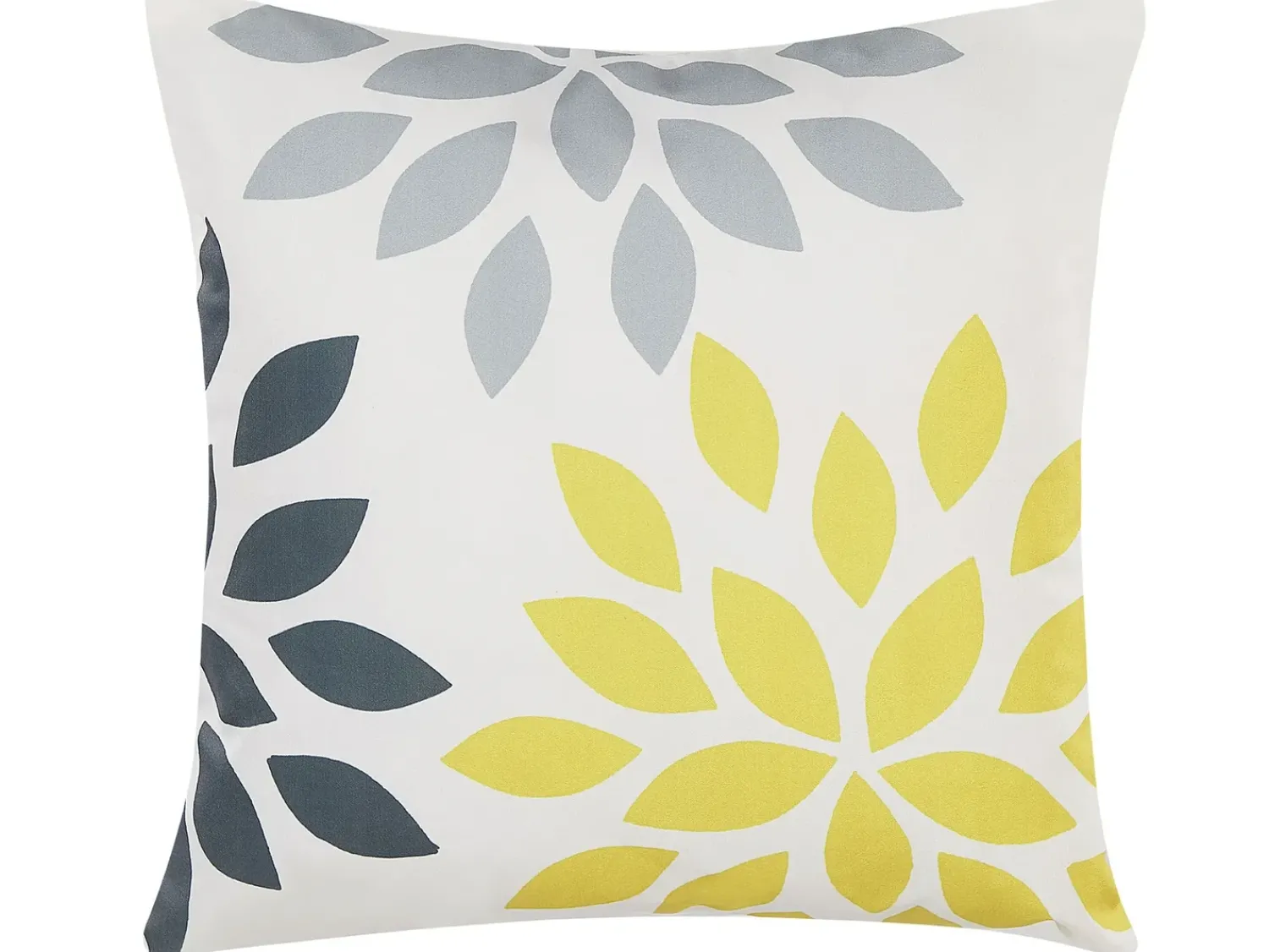 Clearance Beliani Set di 2 cuscini da esterno RIALE Trama floreale 45 x 45 cm Multicolore Bianco Blu Giallo Grigio Multicolore
