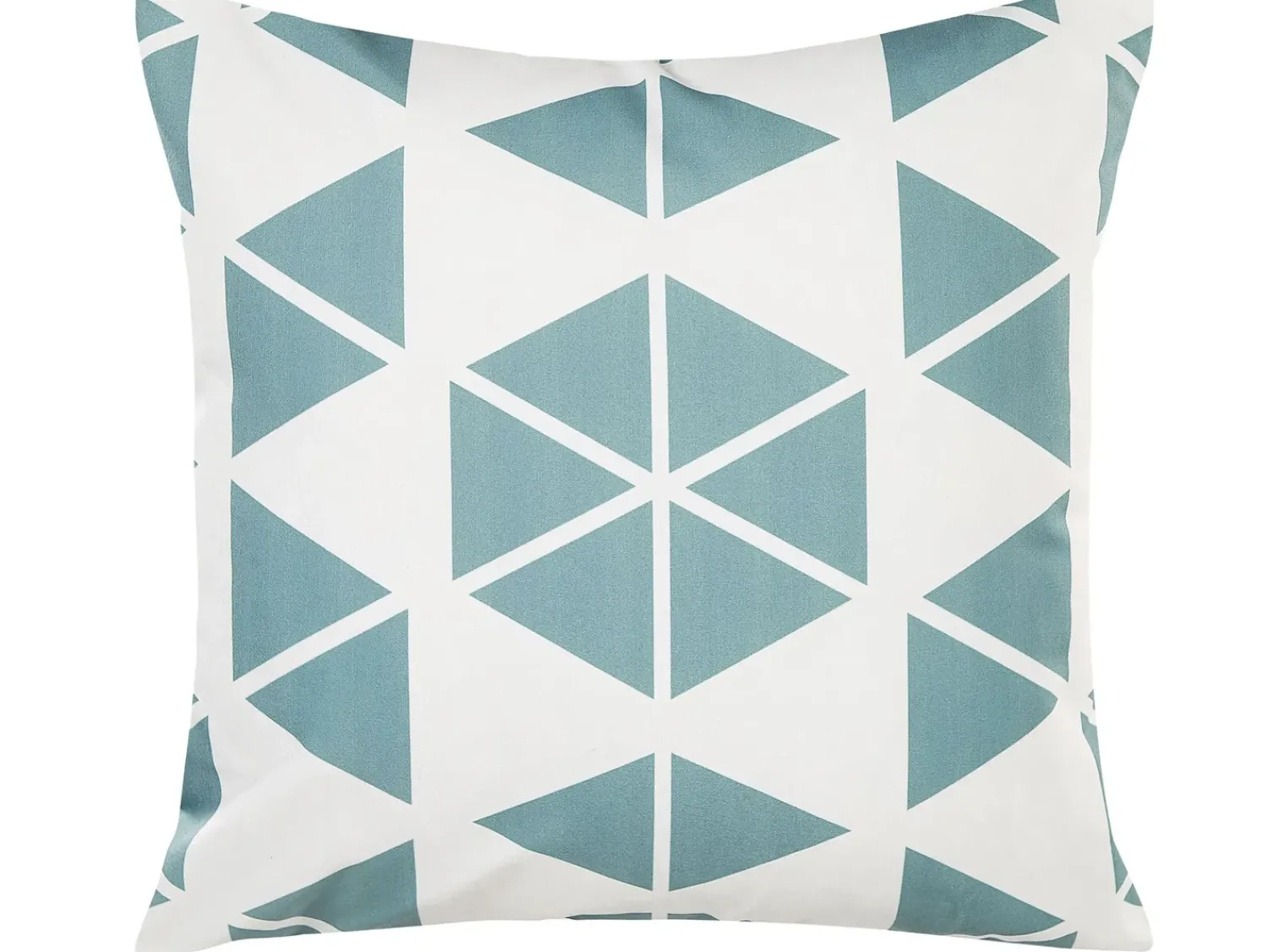 Discount Beliani Set di 2 cuscini da esterno RIGOSA Trama geometrica 45 x 45 cm Azzurro Bianco Blu