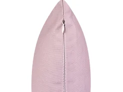 Hot Beliani Set di 3 cuscini da esterno SAMMIT Trama orientale 45 x 45 cm Multicolore Beige Rosa Multicolore Viola