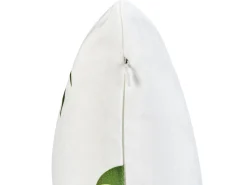 Clearance Beliani SEASIDE Trama di piante Verde Bianco Verde