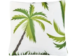 Clearance Beliani SEASIDE Trama di piante Verde Bianco Verde