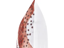 Best Beliani Set di 2 cuscini da esterno SEBORGA Trama astratta Marrone Bianco Marrone Nero