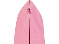 Beliani Set di 3 cuscini da esterno TIDE Tinta unita Trama orientale 45 x 45 cm Multicolore Bianco Rosa Multicolore Viola