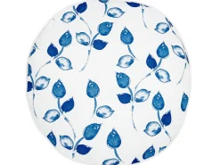 Discount Beliani Set di 2 cuscini da esterno TORBORA Trama di piante Bianco Blu