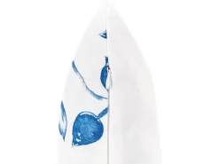 Best Beliani Set di 2 cuscini da esterno TORBORA Trama di piante Bianco Blu