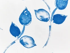 Best Beliani Set di 2 cuscini da esterno TORBORA Trama di piante Bianco Blu